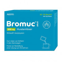 Средство от кашля BROMUC akut 200 mg Hustenlöser Plv.z.H.e.L.z.Einn. 20 шт Aristo Pharma
